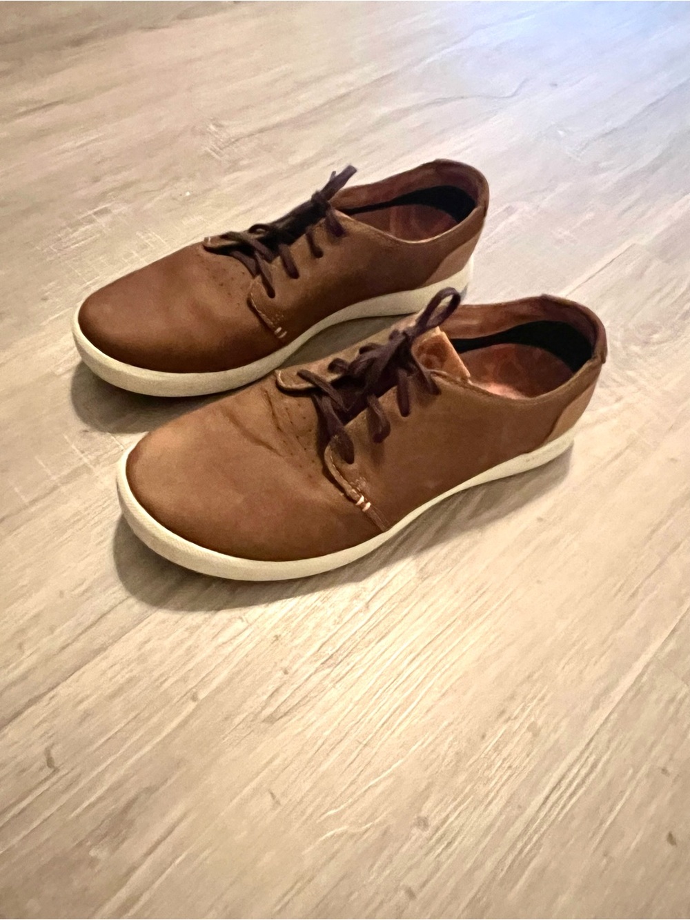 Merrell Freewheel Lace J03778 Women’s Tan Leather Lace Up Shoes US 8 EU 38.5